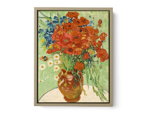 Wild flower - By Van Gogh framed Print