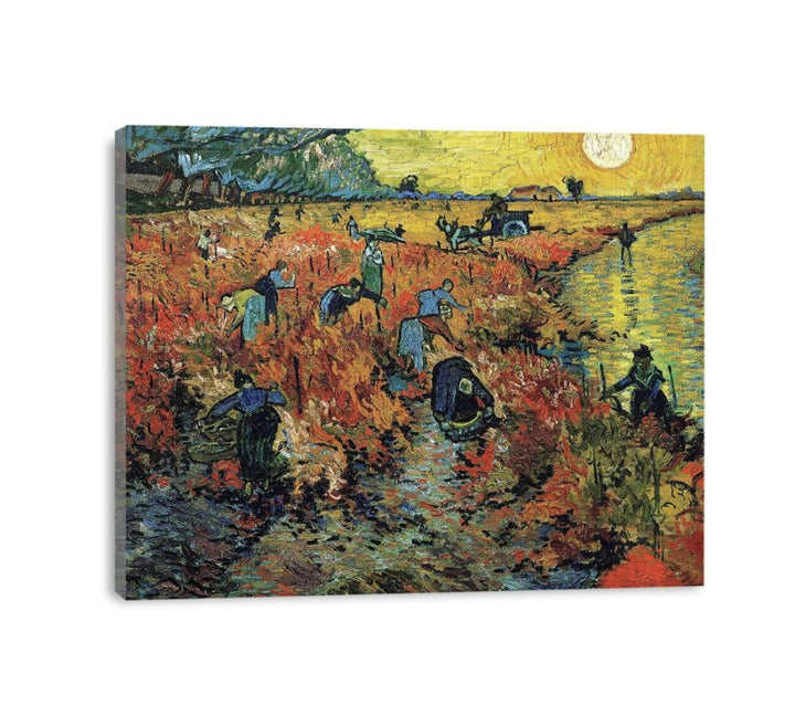 The Red Vineyard / Red Vineyard at Arles (Montmajour)  canvas Print