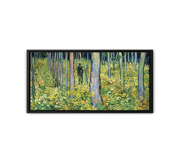 Undergrowth with Two Figures  canvas Print