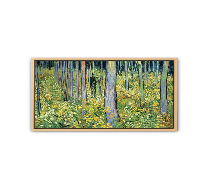 Undergrowth with Two Figures framed Print