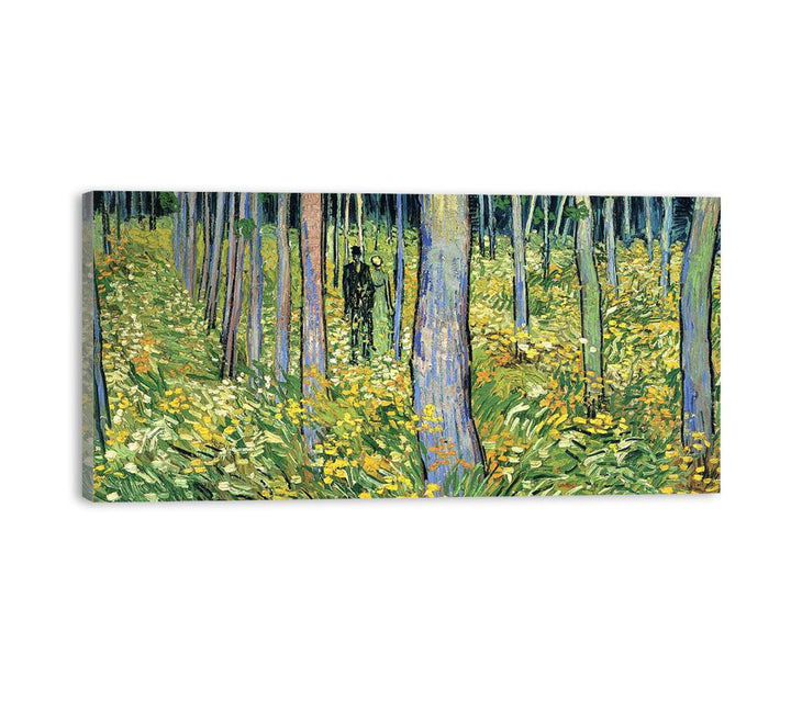Undergrowth with Two Figures  canvas Print