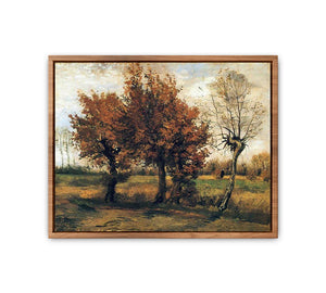 Autumn landscape / Autumn Landscape with Four Trees Painting