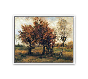 Autumn landscape / Autumn Landscape with Four Trees Painting