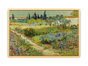 Garden At Arles By Van Gogh Streched canvas