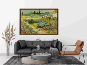 Garden At Arles By Van Gogh Painting