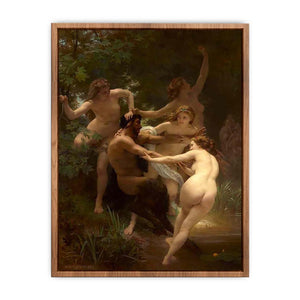 Nymphes et Satyre (Nymphs and Satyr) Poster
