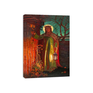 The Light of the World by William Holman Hunt Painting