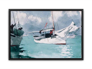 Fishing Boats, Key West Canvas Print