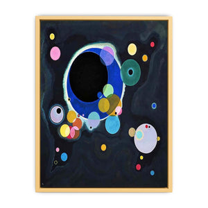 Several Circles Streched canvas
