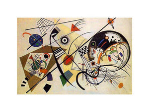 Throughgoing line by Wassily Kandinsky