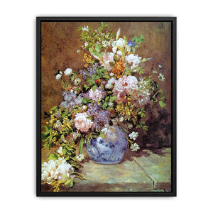 Spring Bouquet by Pierre Auguste Renoir Canvas Print