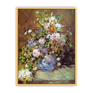 Spring Bouquet by Pierre Auguste Renoir Streched canvas