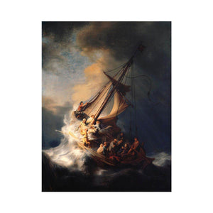 The Storm On The Sea Of Galilee by Rembrandt Van Rijn