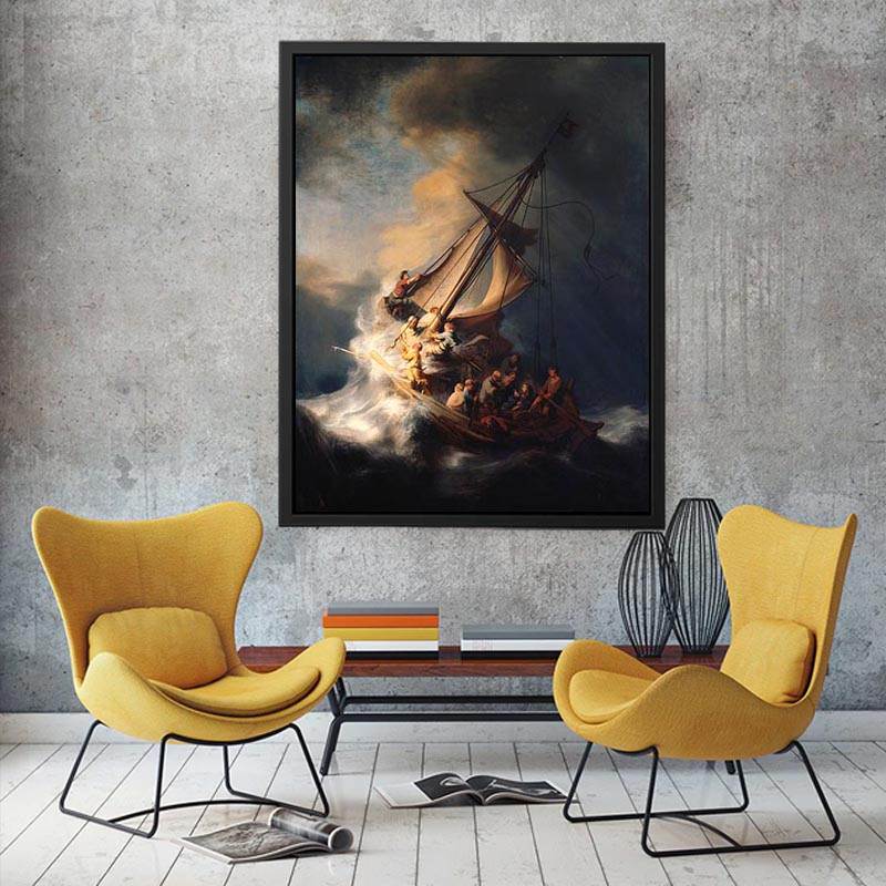 The Storm On The Sea Of Galilee by Rembrandt Van Rijn Rembrandt