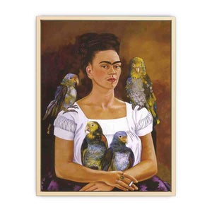 Me and My Parrots Art Print