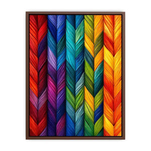 colorful chevron textured abstract modern luxury wall art geometric canvas decor