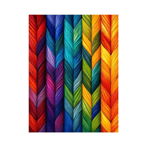 colorful chevron textured abstract modern luxury wall art geometric canvas decor