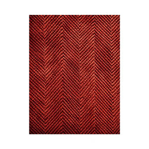 Rust red chevron textured canvas wall art with modern geometric pattern and tactile woven detail