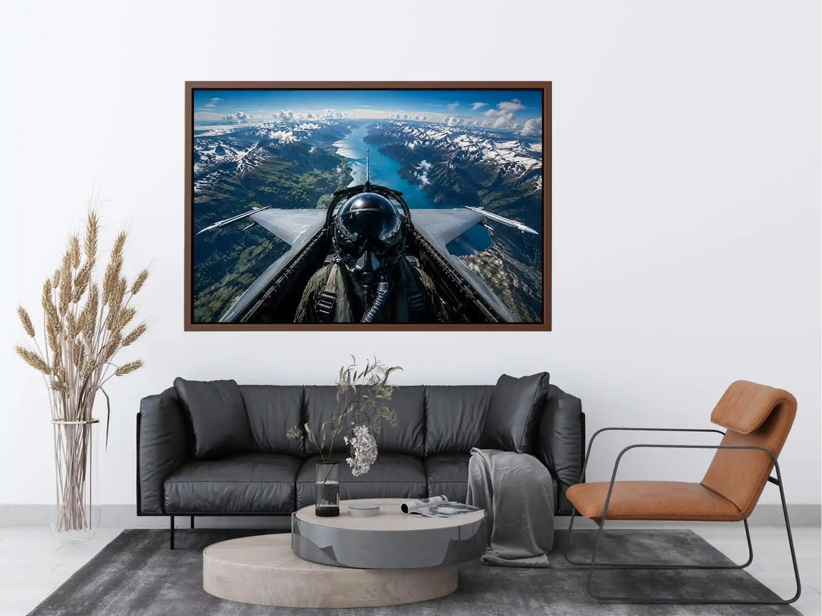Fighter Jet Cockpit poster