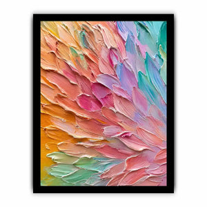 Pastel abstract textured canvas art for elegant modern living room or bedroom decor.