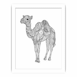 Color Me Camel framed Print