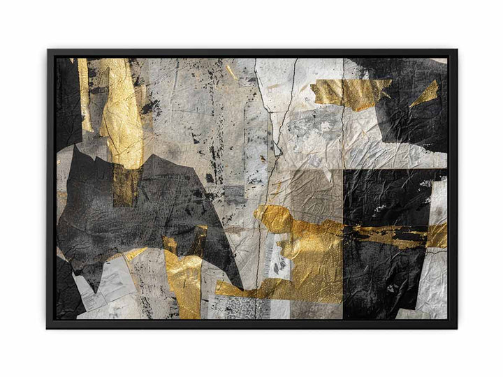 Gold Abstract Fine Art canvas Print