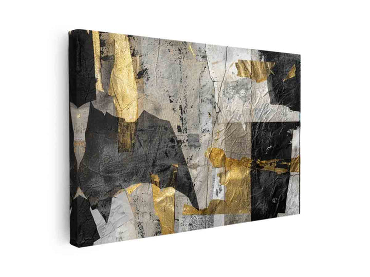 Gold Abstract Fine Art canvas Print