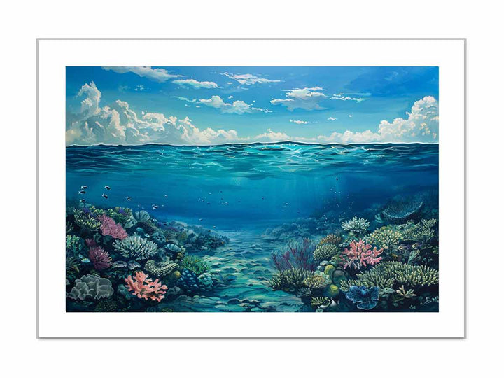 Coral Reef framed Print