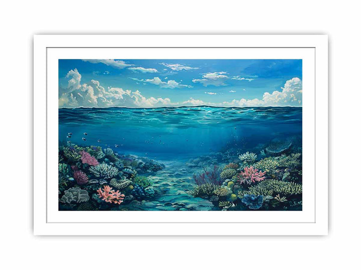 Coral Reef framed Print