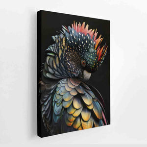 Cockatoo Rainbow canvas Print