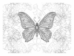 Color Me Butterfly Art Art Print