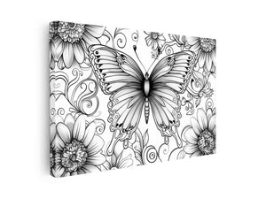 Color Me Butterfly canvas Print