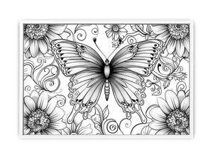 Color Me Butterfly Painting