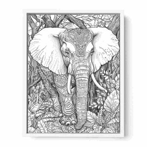 Color Me Elephant 1 Painting