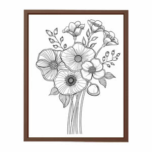 Color Me Floral Art Painting