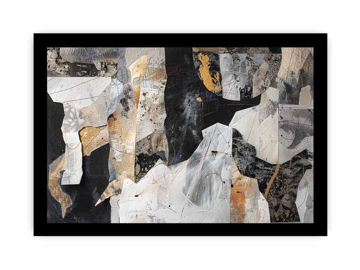 Collage Of Abstract framed Print