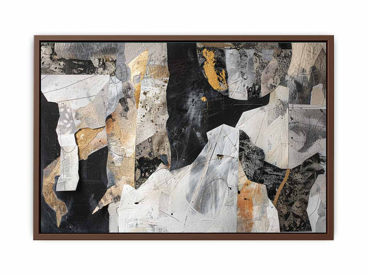 Collage Of Abstract Painting