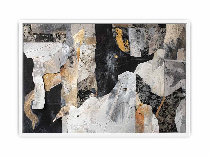 Collage Of Abstract Painting