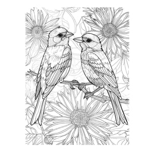 Color Me Birds Art Print