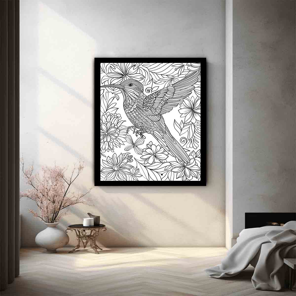 Color Me Bird Art Print