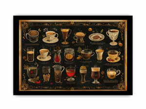 Coffee Art framed Print