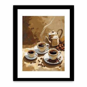 Coffee Vinatge Art framed Print