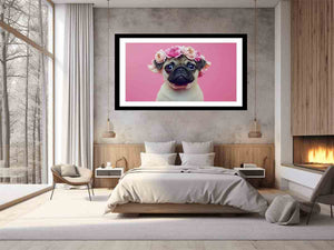 Pug Dog Art Print