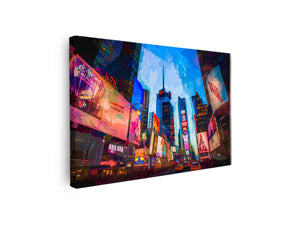 Times Square canvas Print