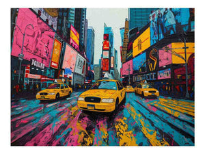 Times Square Painting Art Print