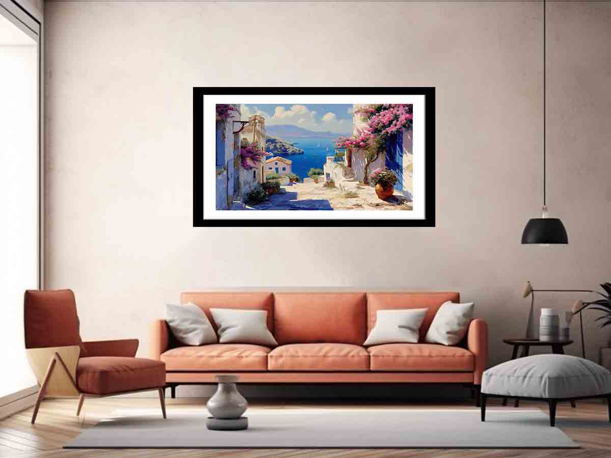 Santorini Pink View