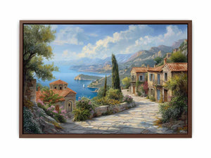 Greek Village Art Painting