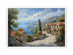 Greek Village Art Painting