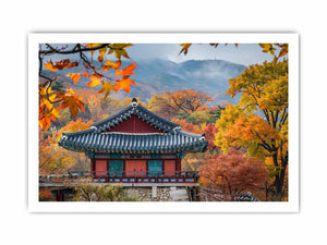 South Korea Art framed Print