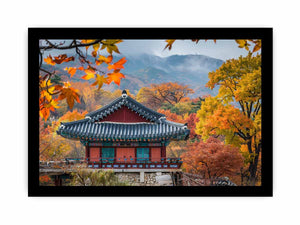 South Korea Art framed Print